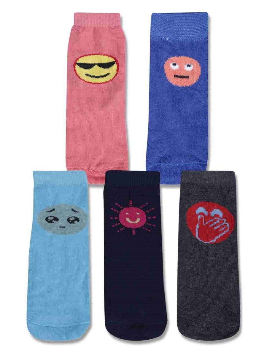 DOLLAR KIDS SOCKS FOR BOYS & GIRLS IN BLENDED COTTON (PACK OF 5)