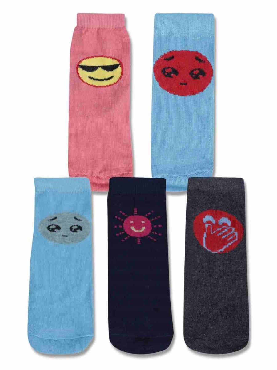 DOLLAR KIDS SOCKS FOR BOYS & GIRLS IN BLENDED COTTON (PACK OF 5)