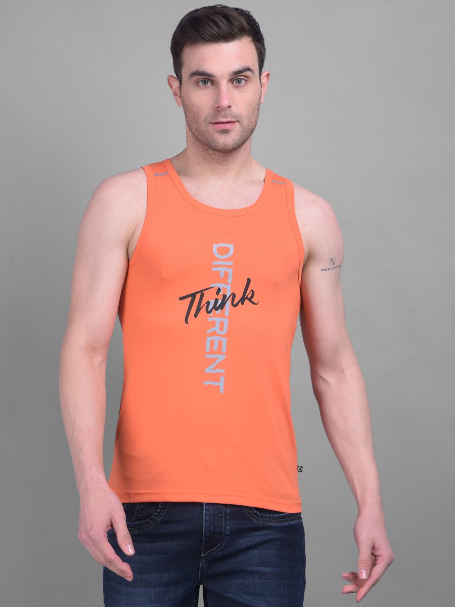 Dollar Men's Casual Cotton Printed Tank Top Vest