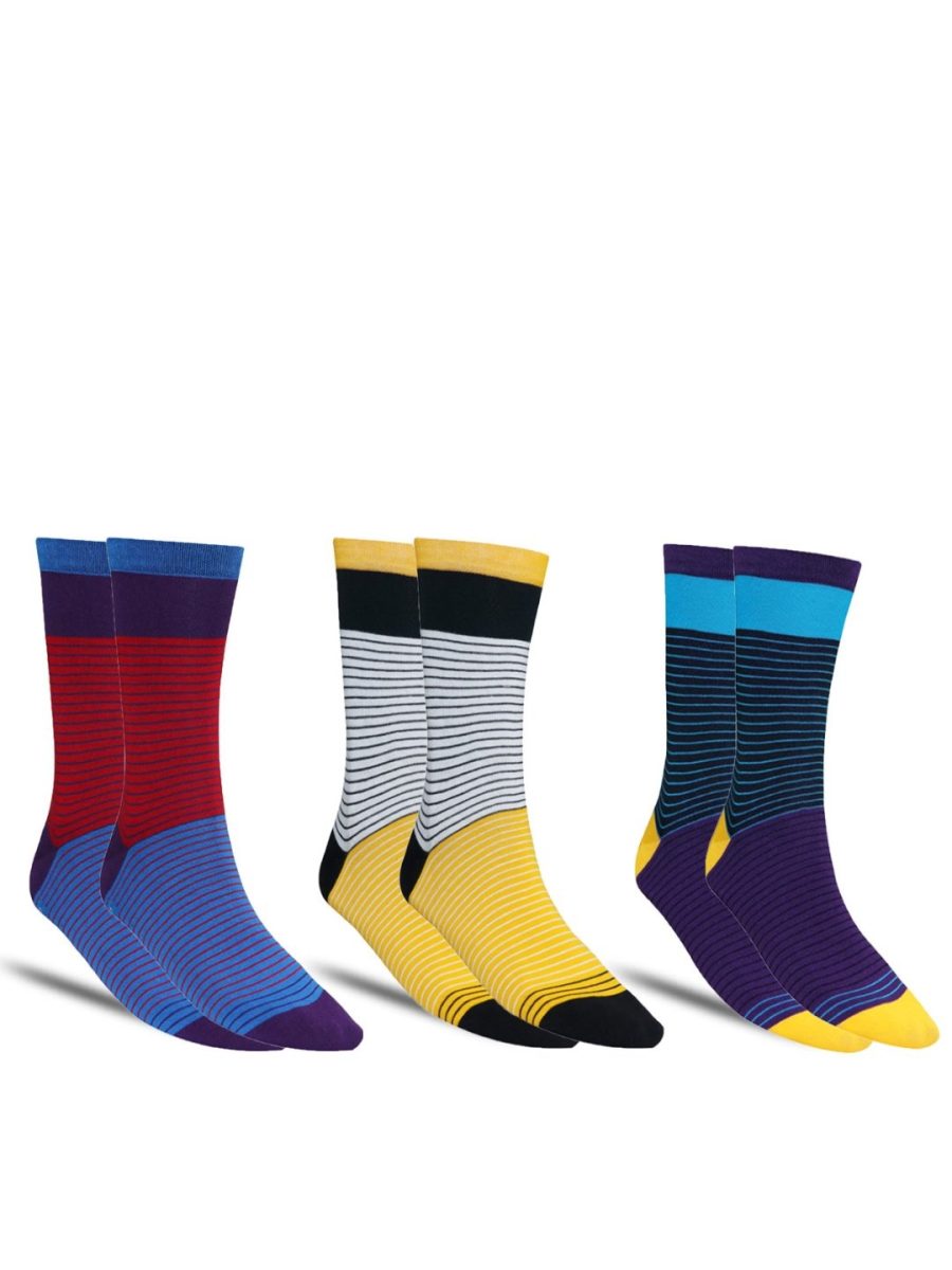 Dollar Casual Full Length Cotton Socks For Men's In ( Pack of 3 )