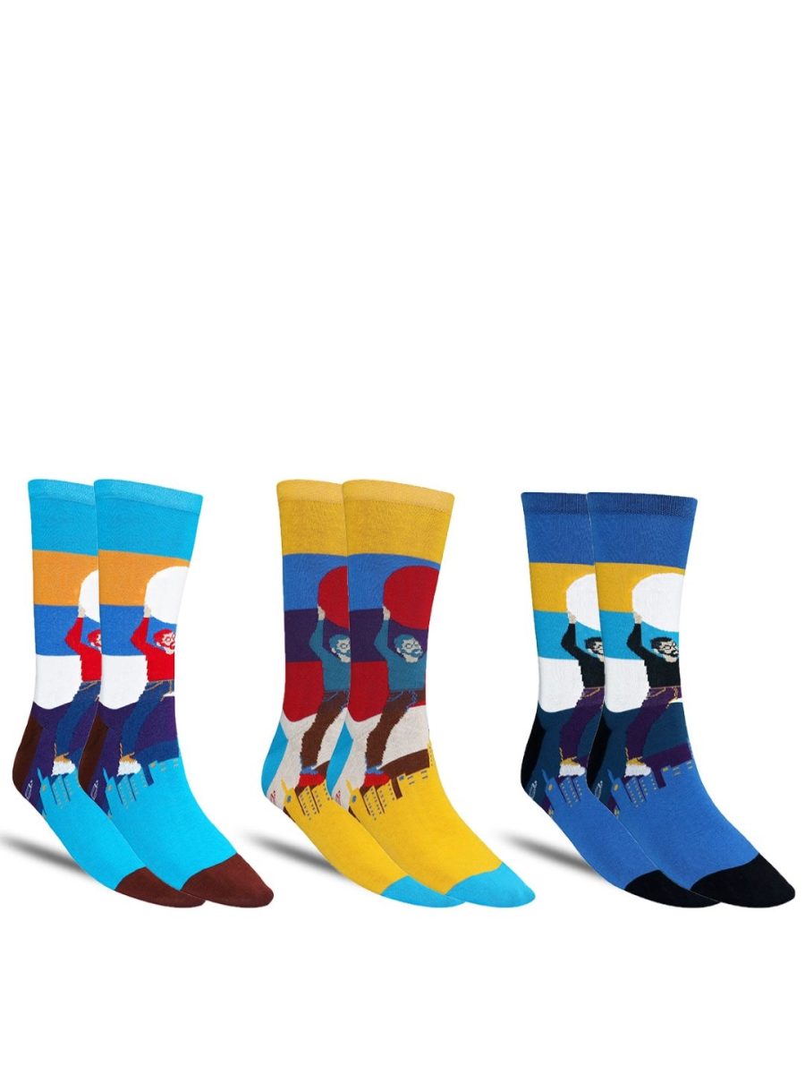 Dollar Casual Full Length Cotton Socks For Men's In ( Pack of 3 )