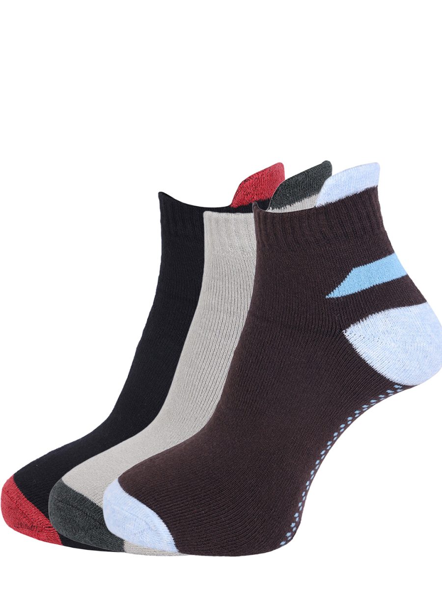Dollar Socks Low Ankle Cotton Socks for Men's (Pack of 3)