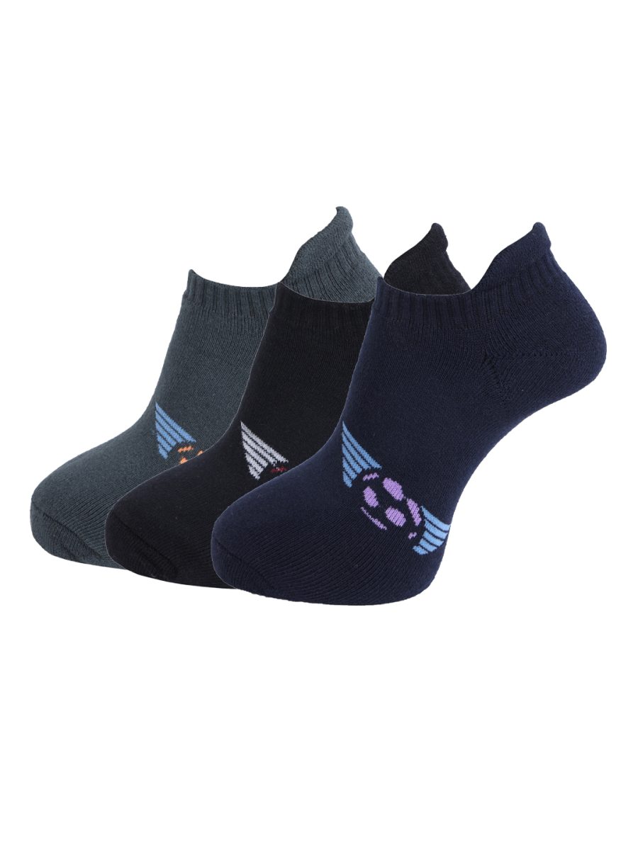 Dollar Socks Low Ankle Cotton Socks for Men's (Pack of 3)