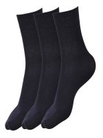 Dollar Plain School Socks For Boys & Girls In Blended Cotton (Pack of 3)